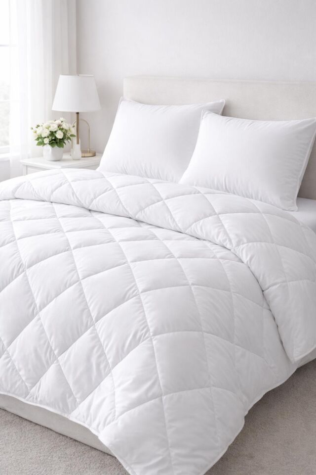 MİCROFİBER BEYAZ ELYAF YORGAN