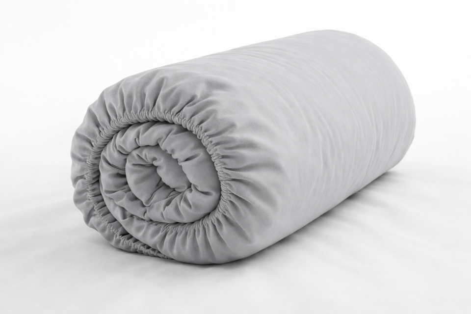 %100 PAMUK KUMAŞ GRİ LASTİKLİ ÇARŞAF