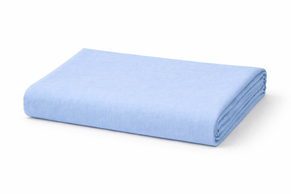 %100 PAMUK AKFİL NEVRESİMLİK KUMAŞ MAVİ (EN 240 CM)