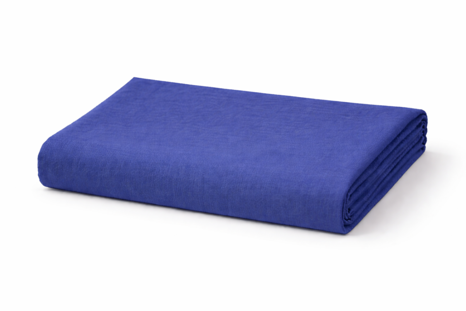 %100 PAMUK AKFİL NEVRESİMLİK KUMAŞ İNDİGO (EN 240 CM)