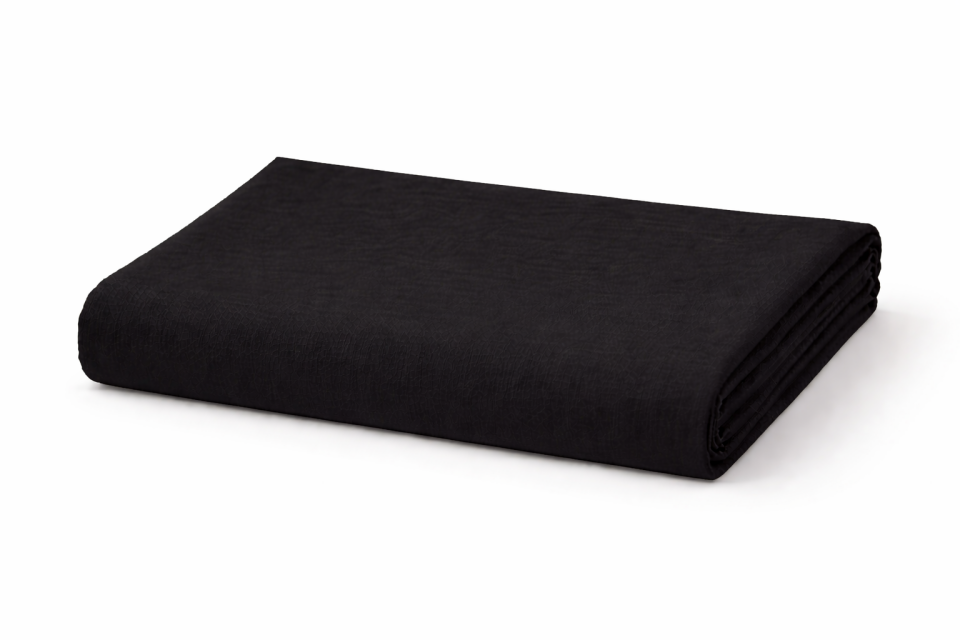 %100 PAMUK AKFİL NEVRESİMLİK KUMAŞ SİYAH (EN 240 CM)