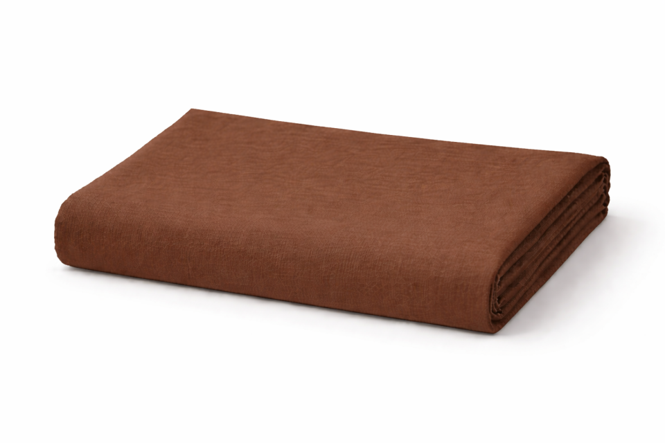 %100 PAMUK AKFİL NEVRESİMLİK KUMAŞ KAHVERENGİ (EN 240 CM)