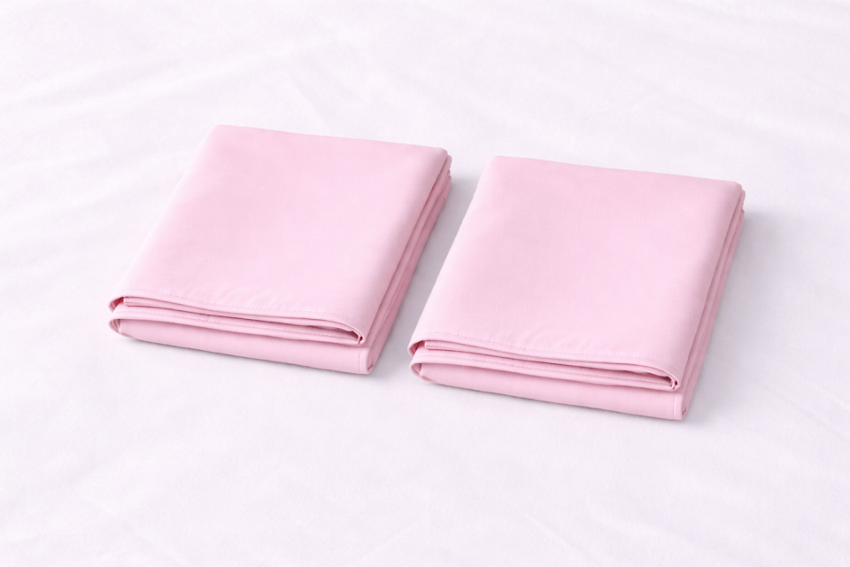 %100 PAMUK YASTIK KILIFI PEMBE