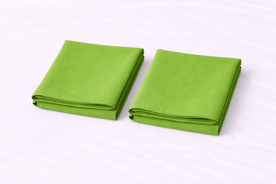 %100 PAMUK YASTIK KILIFI YEŞİL