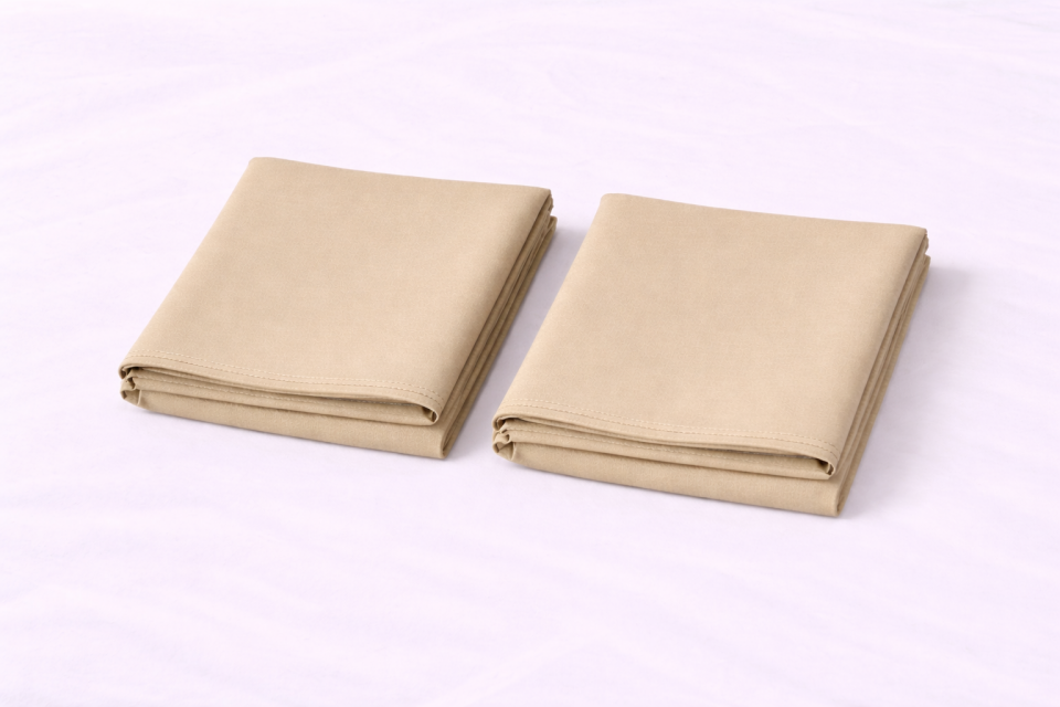 %100 PAMUK YASTIK KILIFI BEJ