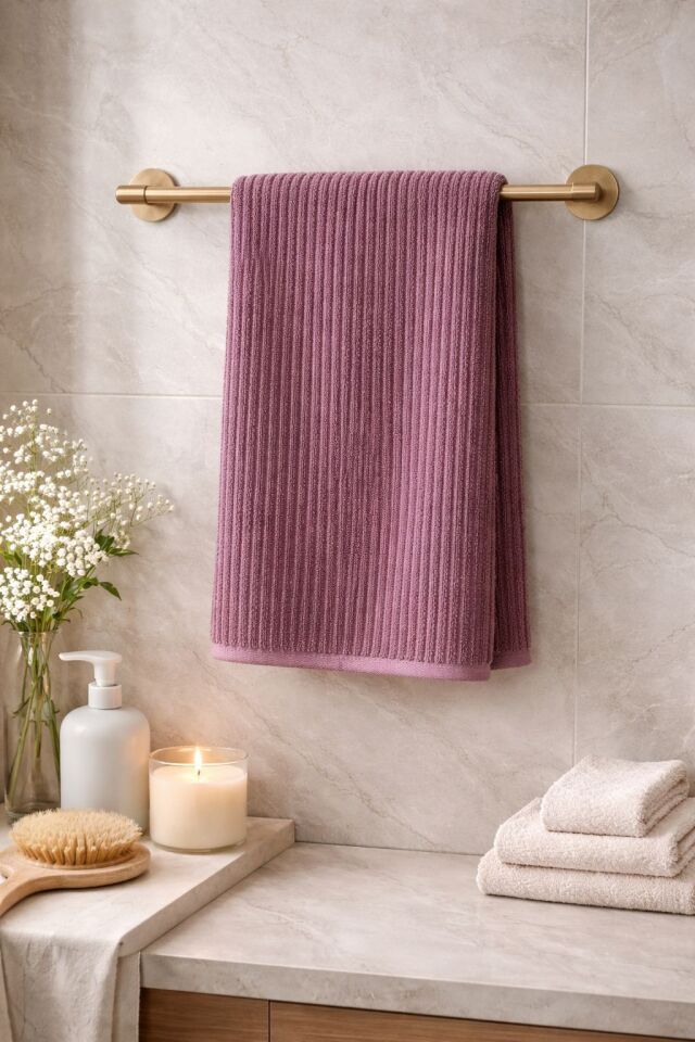 BASAR HOME %100 PAMUK 90X150 CM BANYO HAVLUSU MÜRDÜM