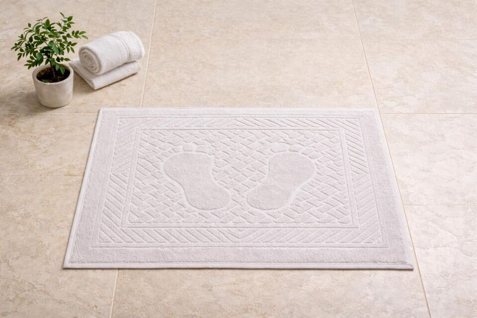 BASARHOME %100 PAMUK AYAK HAVLUSU TAŞ