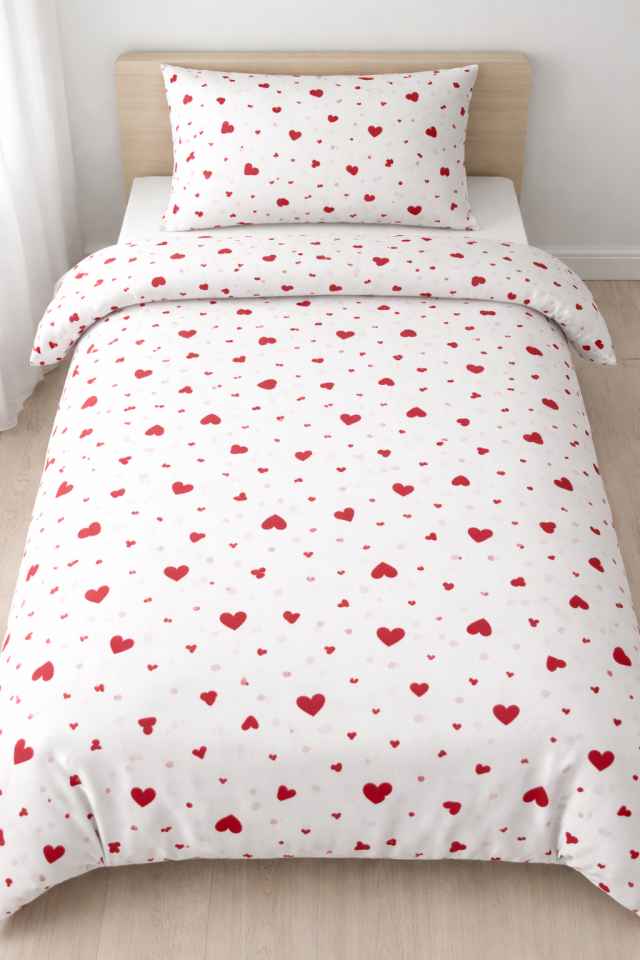 %100 PAMUK BAŞARHOME TEK KİŞİLİK NEVRESİM TAKIMI