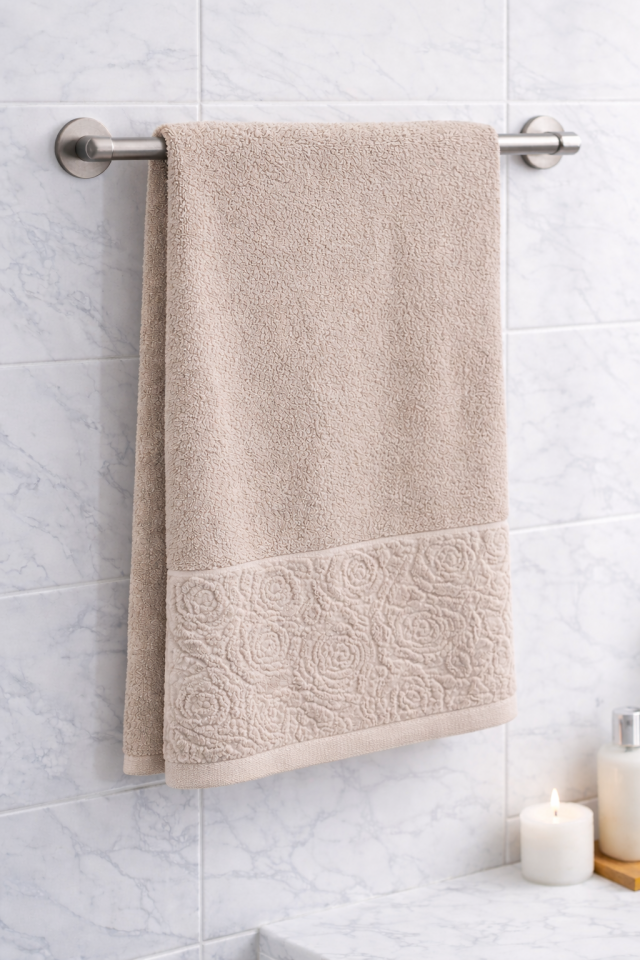 %100 PAMUK 50X90 CM YÜZ HAVLUSU TAŞ